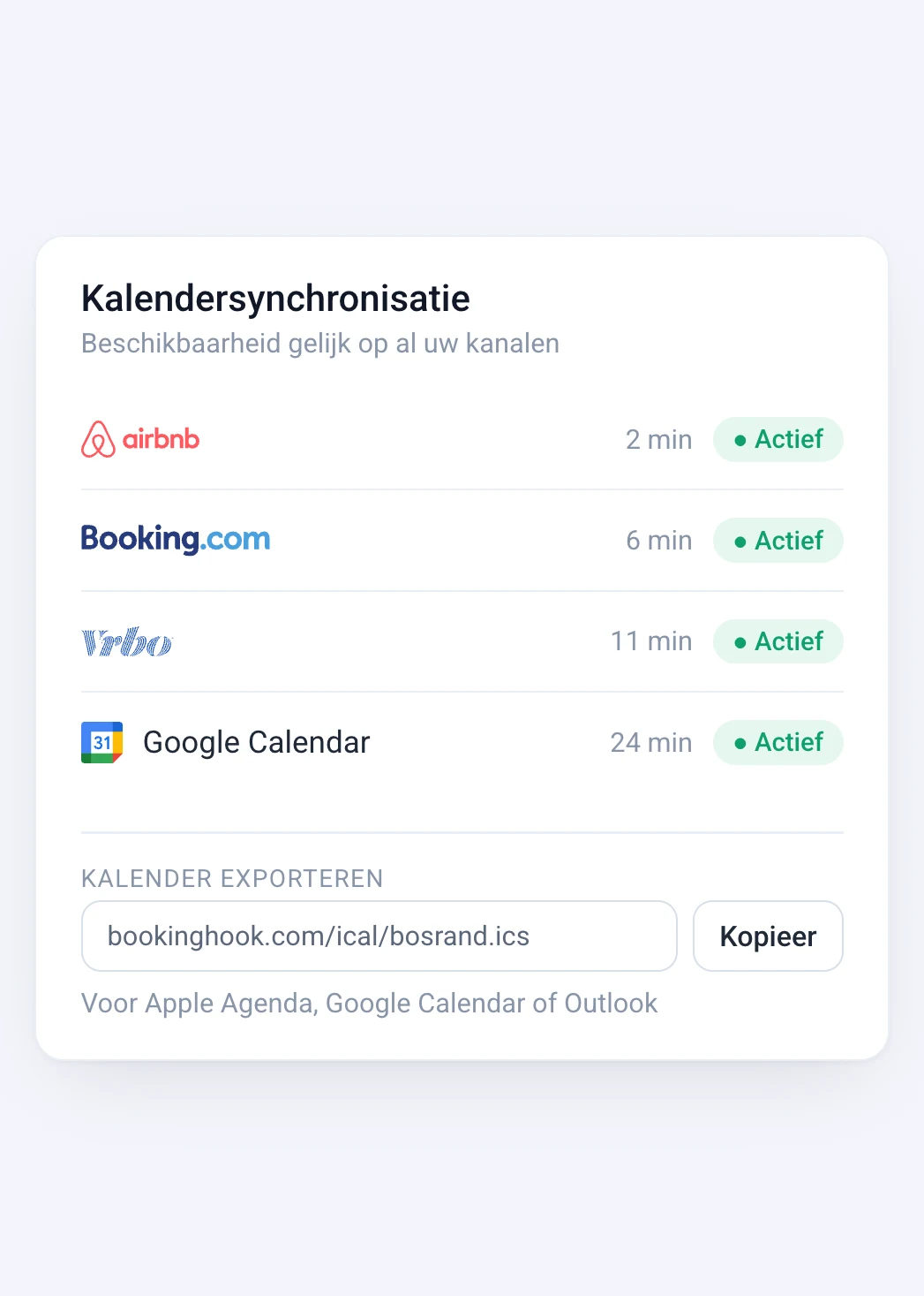 Calendar Synchronization